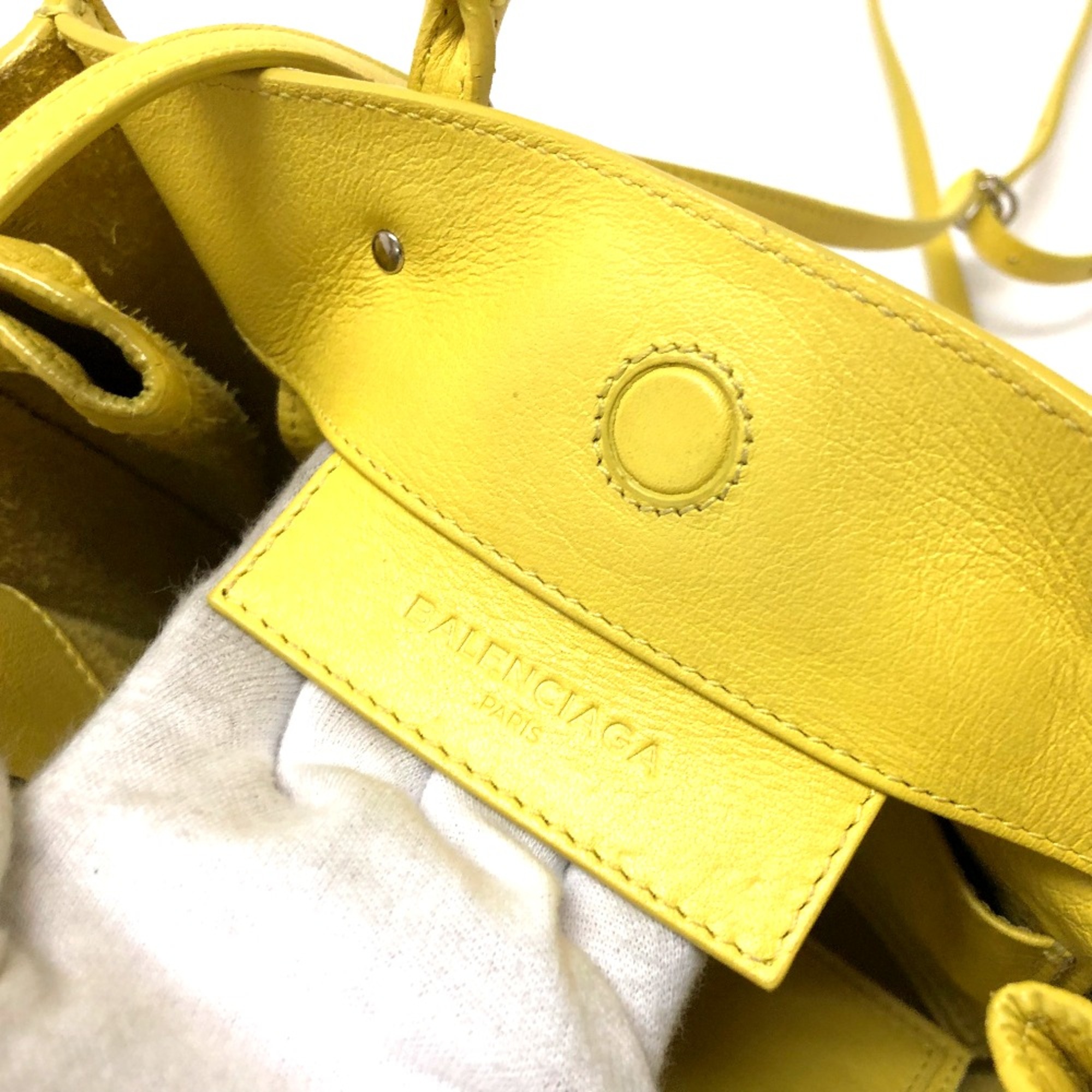 Balenciaga 357333 Tote Bag Bag 2Way Hand Bag Shoulder Bag yellow