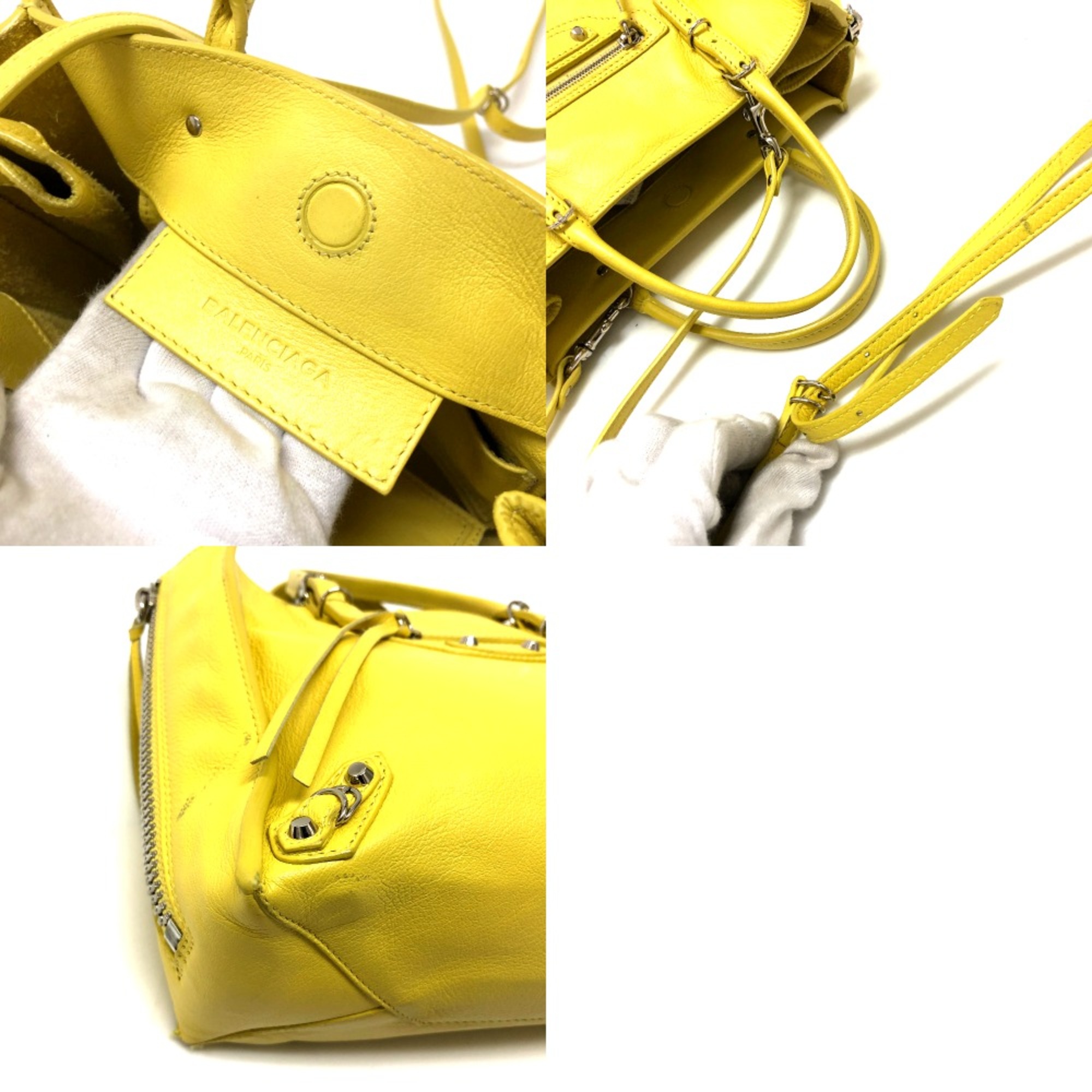 Balenciaga 357333 Tote Bag Bag 2Way Hand Bag Shoulder Bag yellow