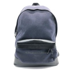 Balenciaga 392007 logo Backpack Navy Black