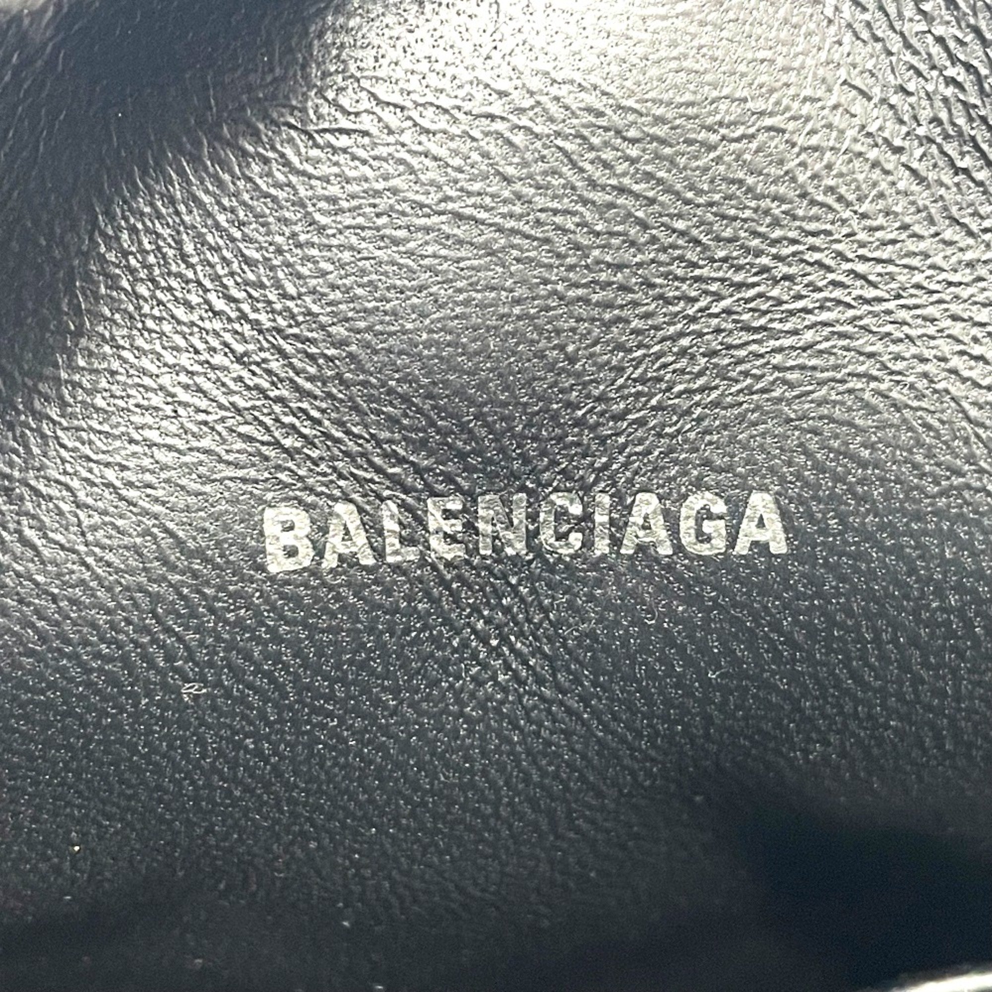 Balenciaga 600325 logo bag mini bag pouch bag Shoulder Bag Black