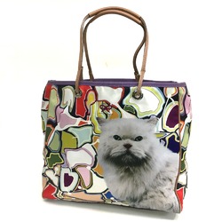 Anya-Hind March Animal design Bag cat Cat print Tote Bag Multicolore