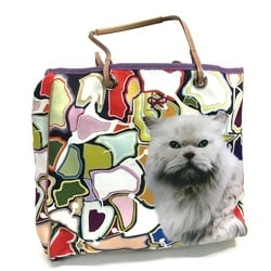 Anya-Hind March Animal design Bag cat Cat print Tote Bag Multicolore