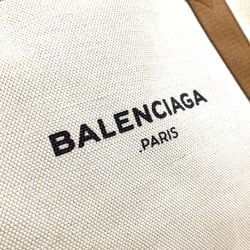 Balenciaga 339933 Logo print Bag Hand Bag Tote Bag Beige