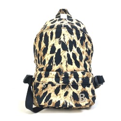 Balenciaga 580026 Leopard leopard print leopard bag backpack bag Backpack Beige Black