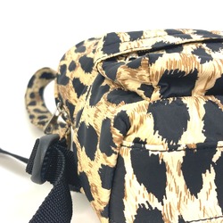 Balenciaga 580026 Leopard leopard print leopard bag backpack bag Backpack Beige Black