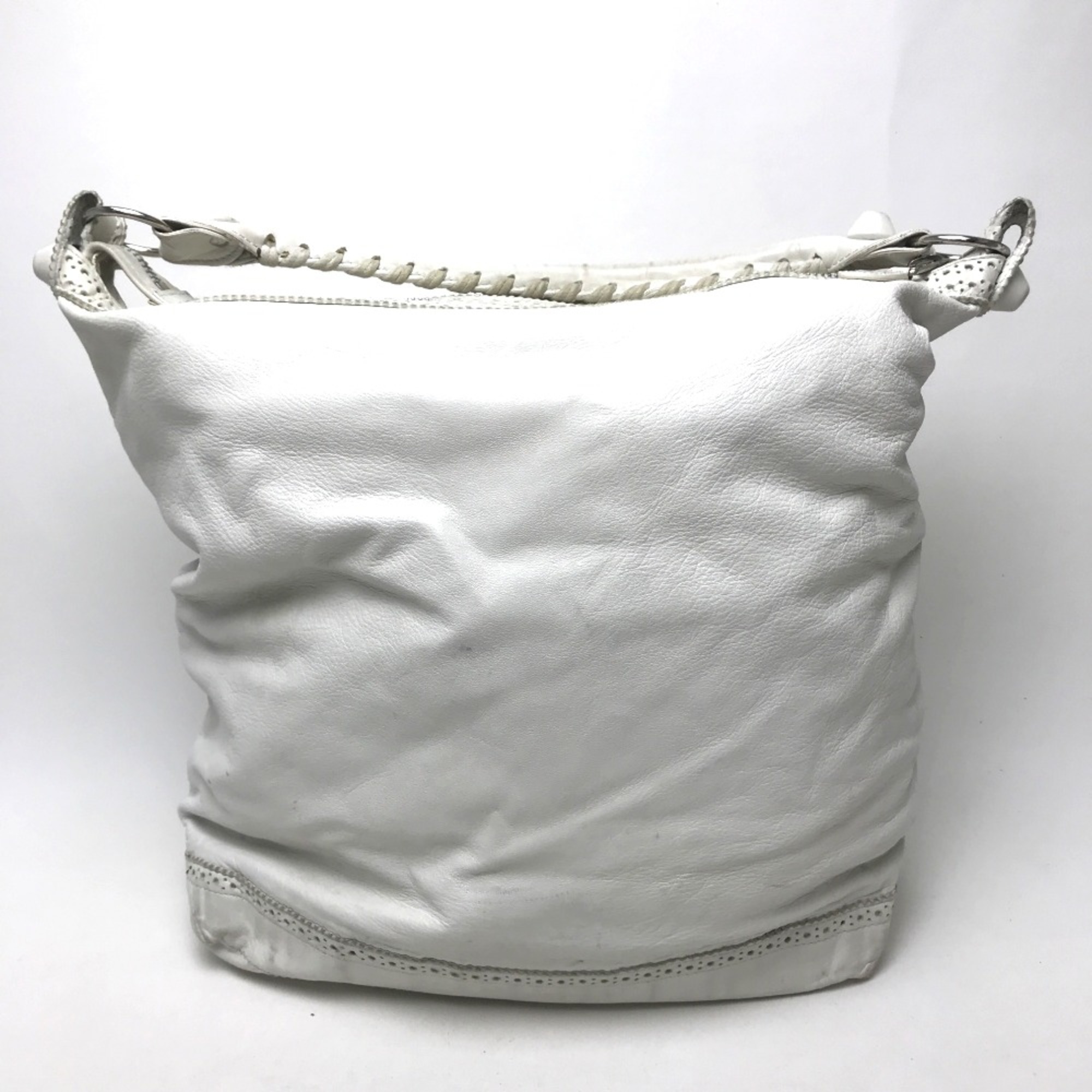 Balenciaga 204527 Covered-Giant-Day Bag Tote Bag Shoulder Bag White