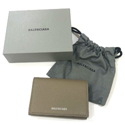 Balenciaga 581099 Ville Accordion Accessory Card Case BrownBased