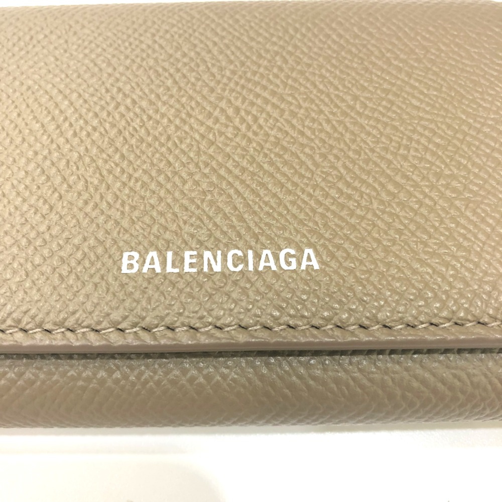 Balenciaga 581099 Ville Accordion Accessory Card Case BrownBased