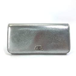 Balenciaga 601479 Long wallet Two fold Long Wallet Silver