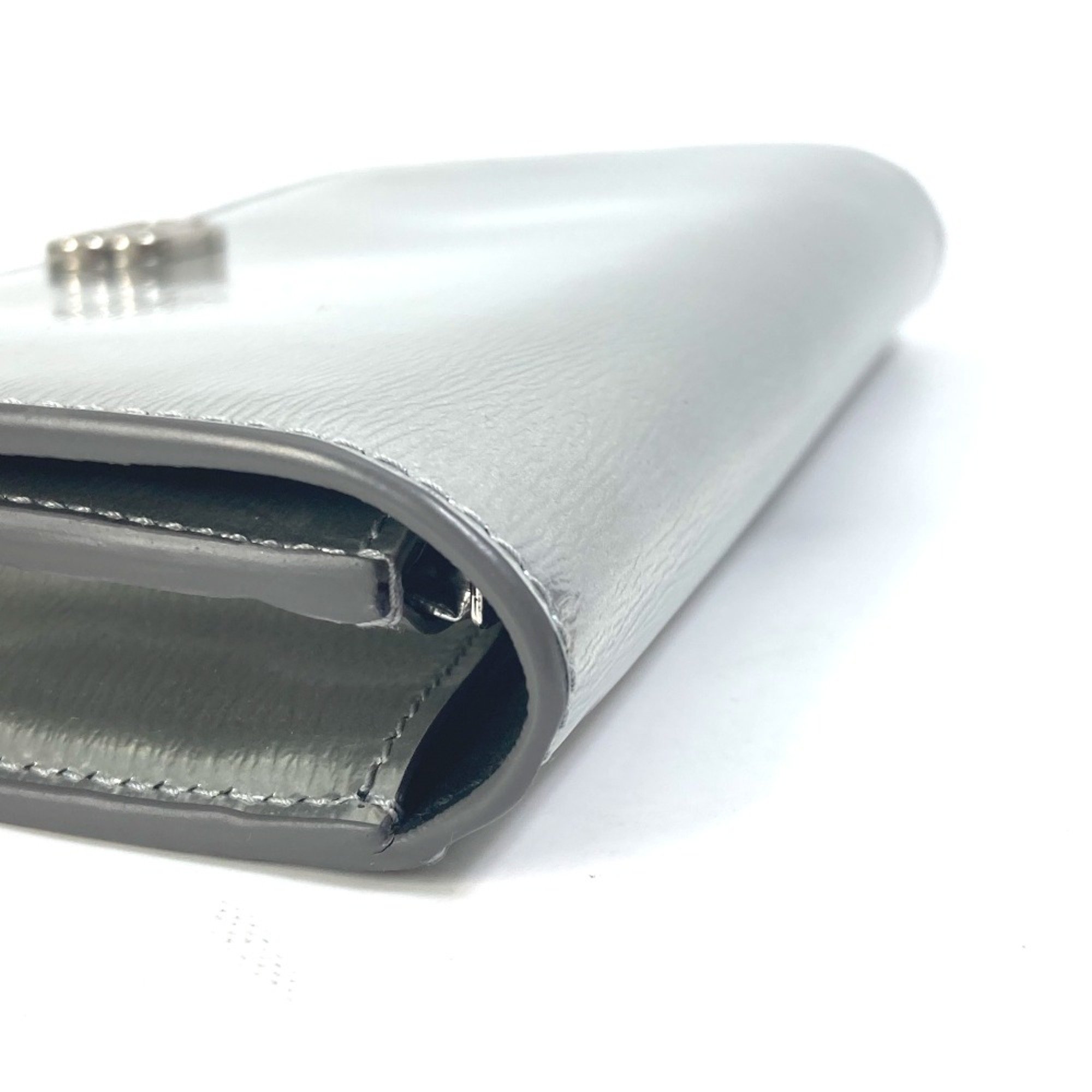 Balenciaga 601479 Long wallet Two fold Long Wallet Silver