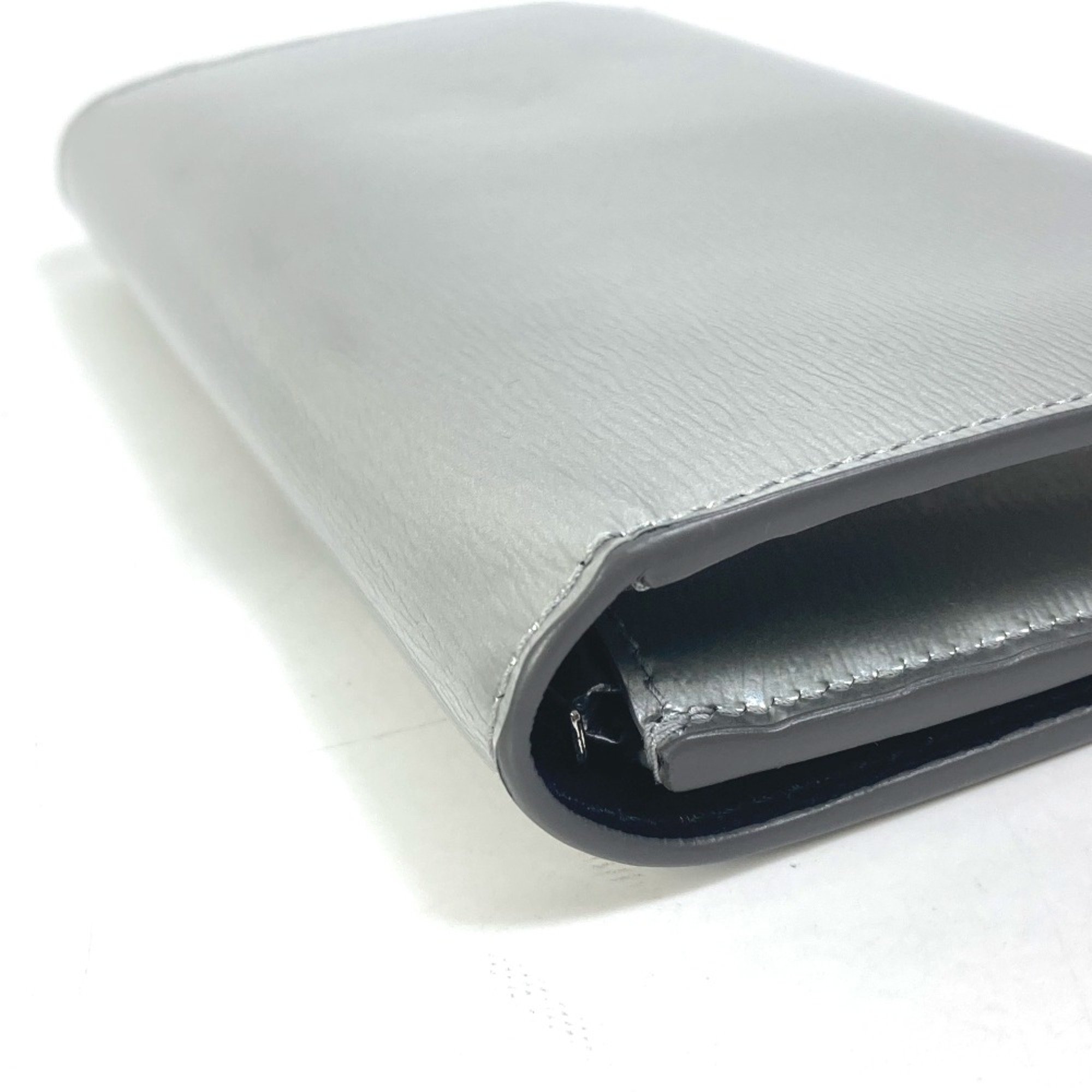 Balenciaga 601479 Long wallet Two fold Long Wallet Silver