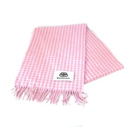 Balenciaga fringe Scarf pink White