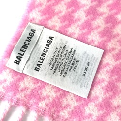 Balenciaga fringe Scarf pink White