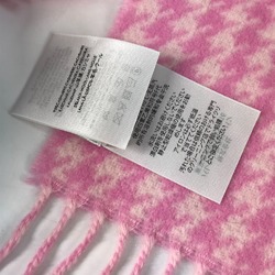 Balenciaga fringe Scarf pink White