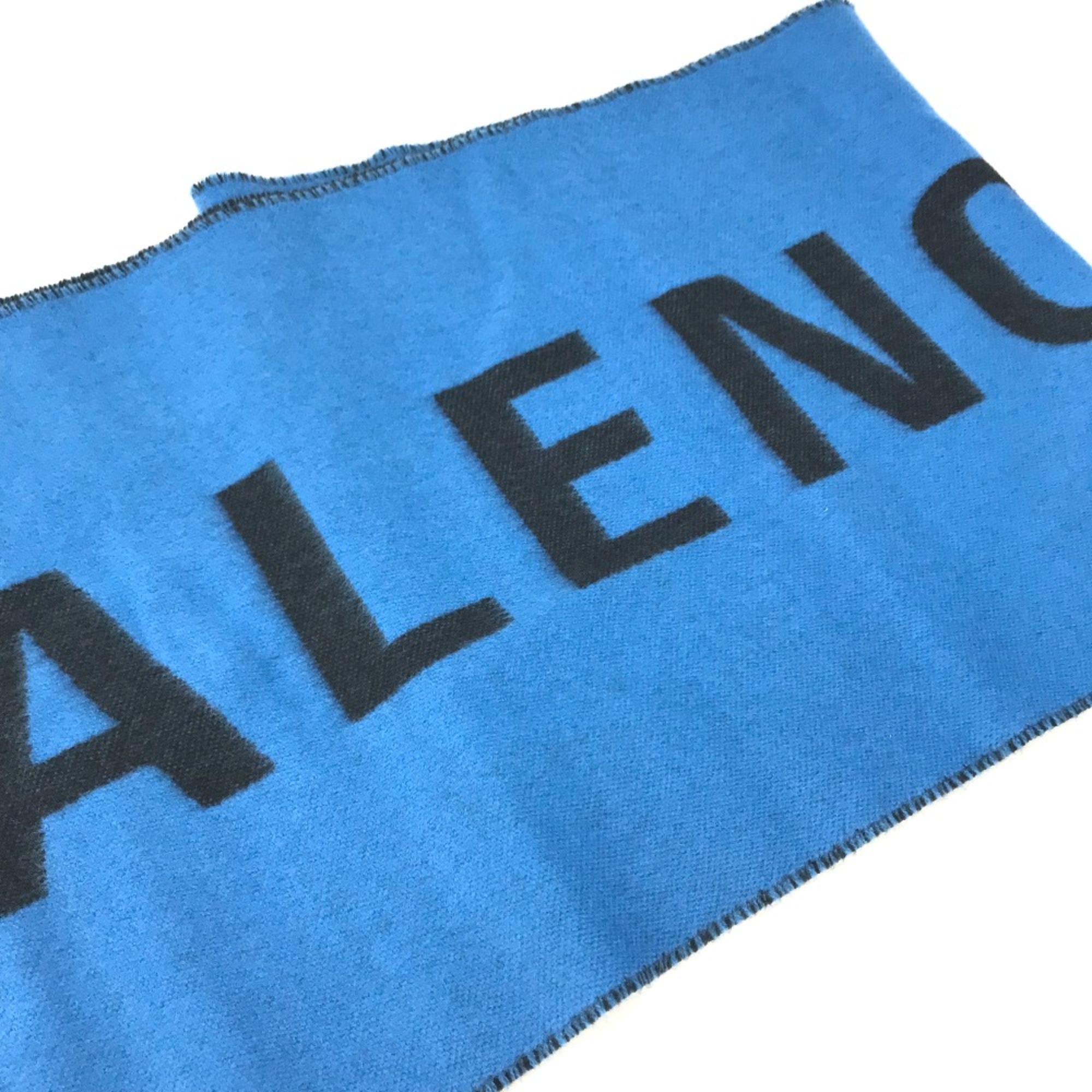 Balenciaga Bicolor Scarf blue Black