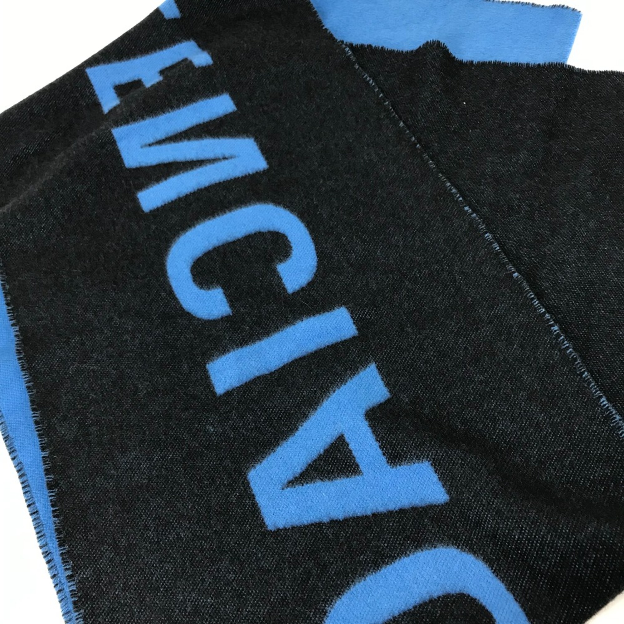 Balenciaga Bicolor Scarf blue Black