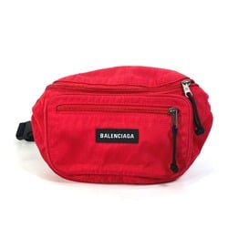 Balenciaga 482389 Shoulder Bag bag cloth body bag Red Black