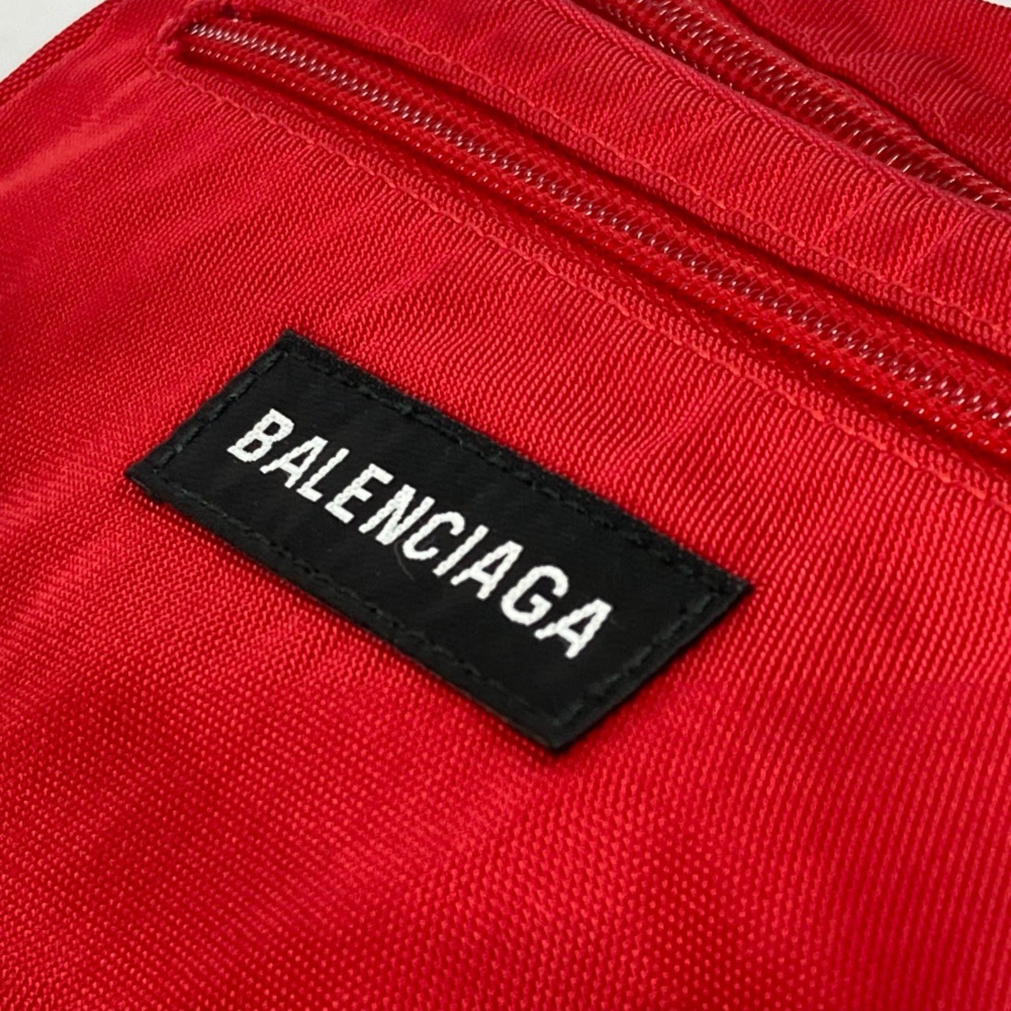 Balenciaga 482389 Shoulder Bag bag cloth body bag Red Black