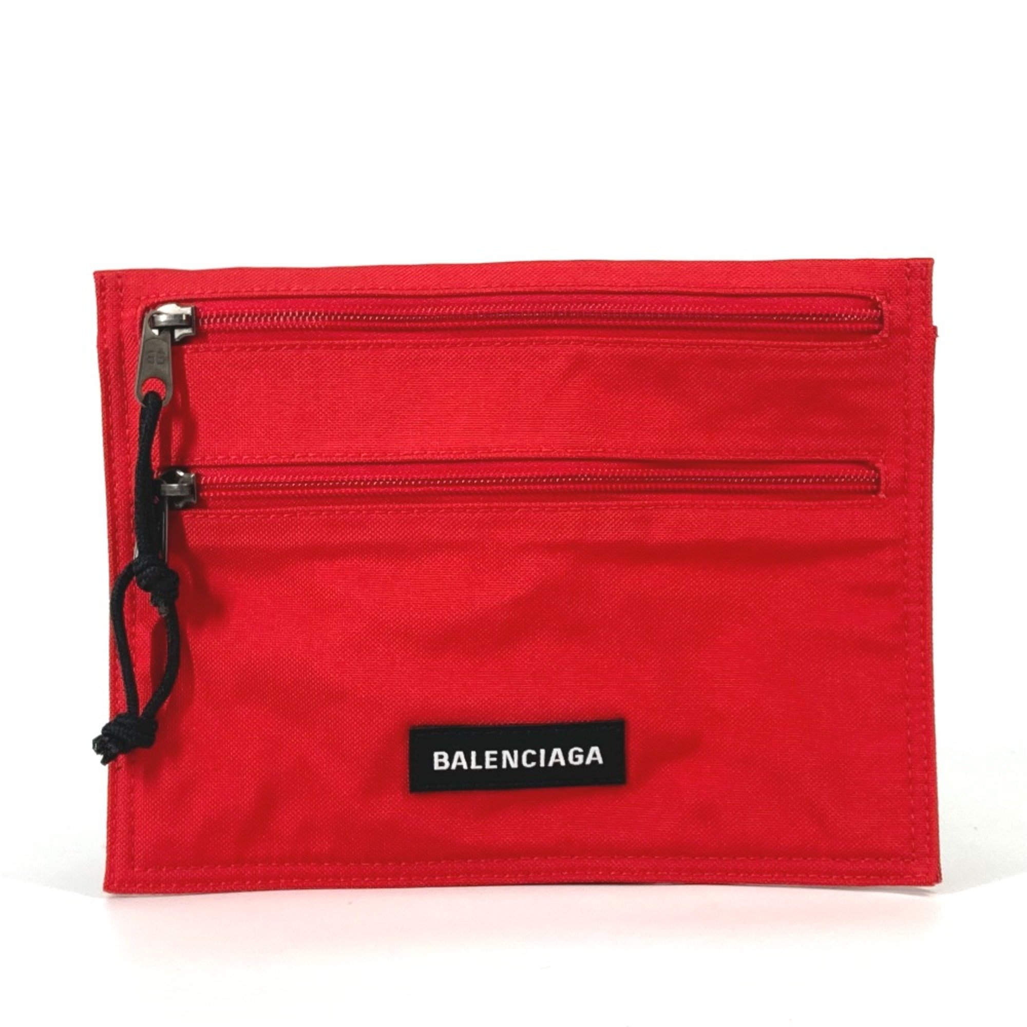 Balenciaga 618379 Crossbody Pochette bag Shoulder Bag Red Black