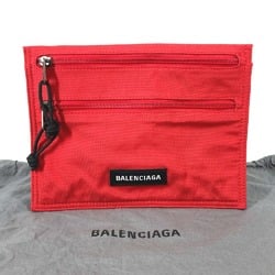 Balenciaga 618379 Crossbody Pochette bag Shoulder Bag Red Black