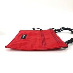 Balenciaga 618379 Crossbody Pochette bag Shoulder Bag Red Black