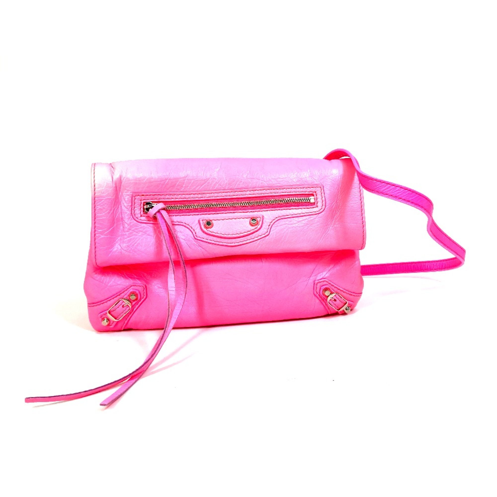 Balenciaga 431650 Pochette Bag 2WAY Shoulder Bag Crossbody Clutch bag pink