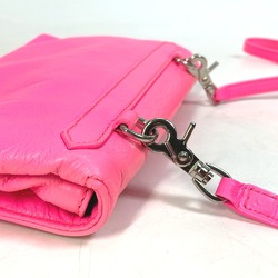 Balenciaga 431650 Pochette Bag 2WAY Shoulder Bag Crossbody Clutch bag pink