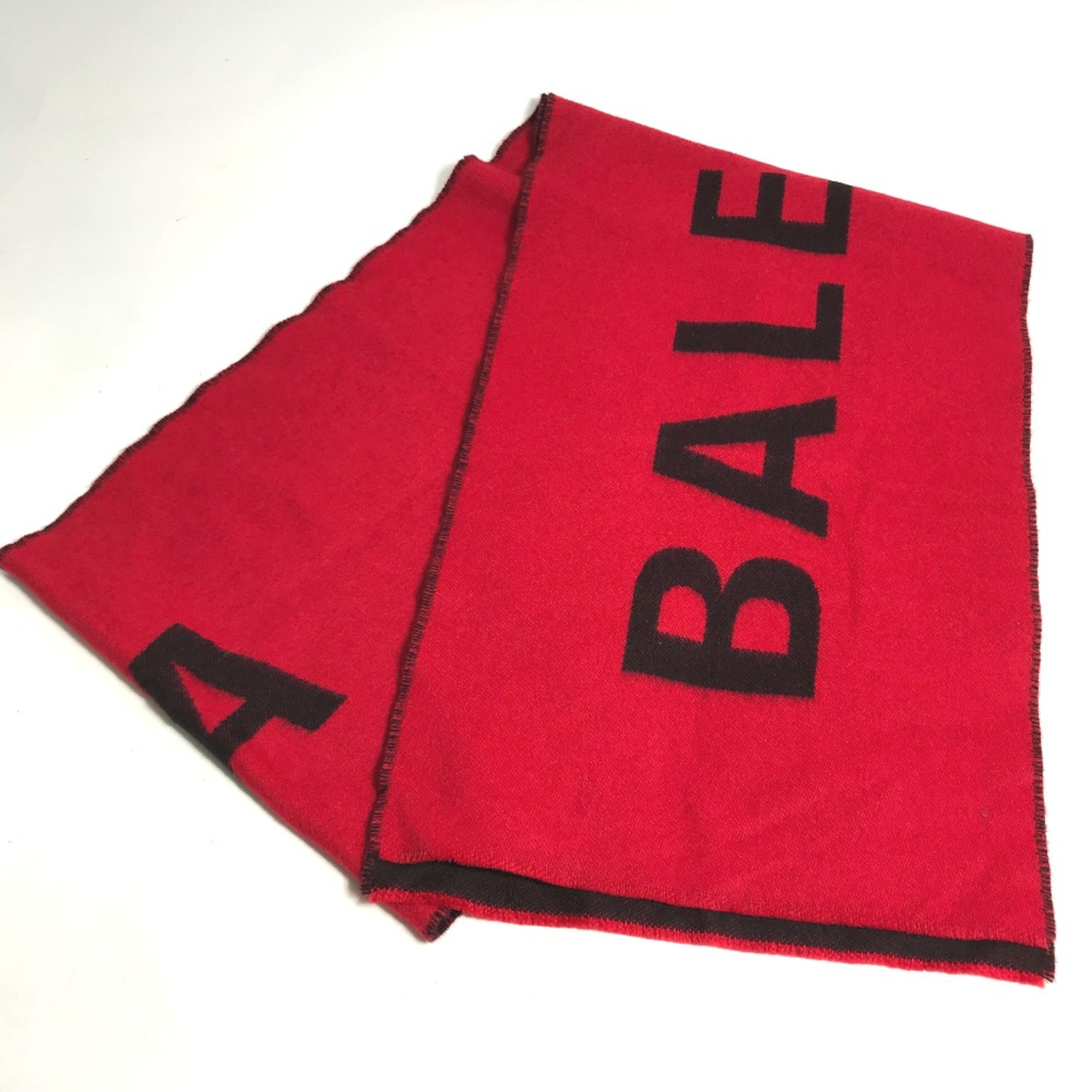 Balenciaga Scarf Red Black