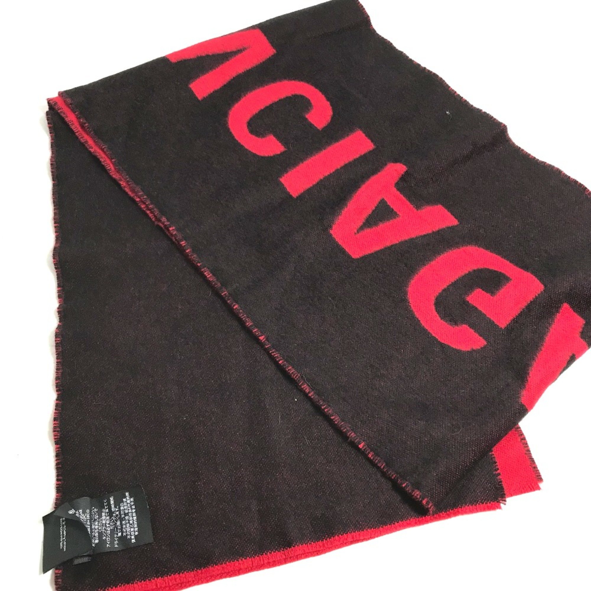 Balenciaga Scarf Red Black