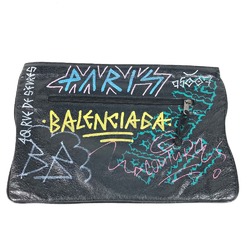 Balenciaga 535334 pouch bag Clutch bag Black Multicolore