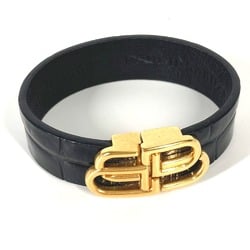 Balenciaga 656827 Bangle accessories Bracelet Black Gold