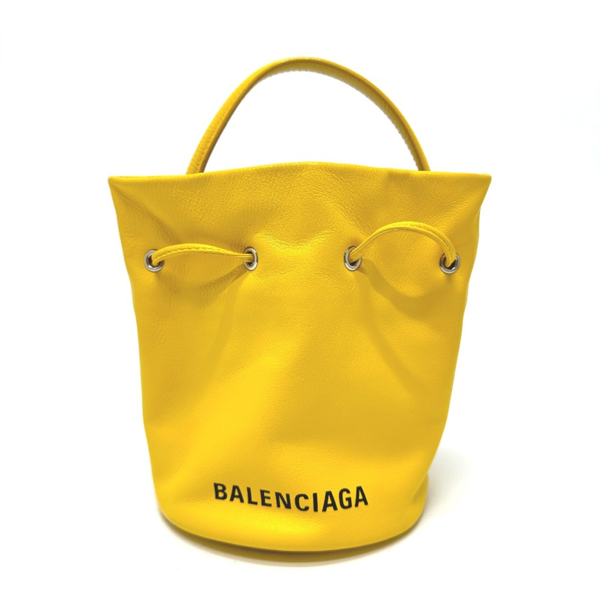 Balenciaga 638342 Bucket bag 2WAY Hand Bag Bag Shoulder Bag yellow