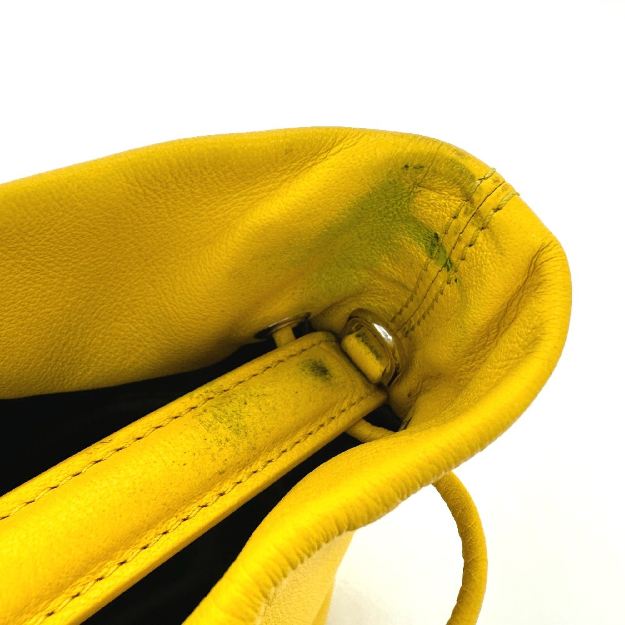 Balenciaga 638342 Bucket bag 2WAY Hand Bag Bag Shoulder Bag yellow