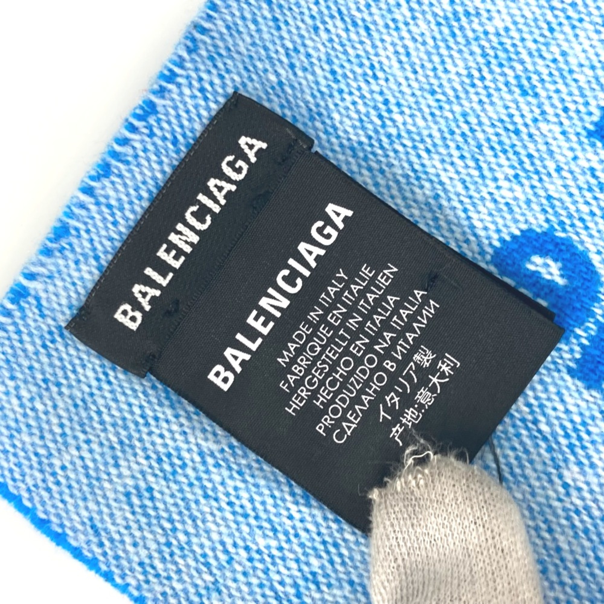 Balenciaga Scarf blue