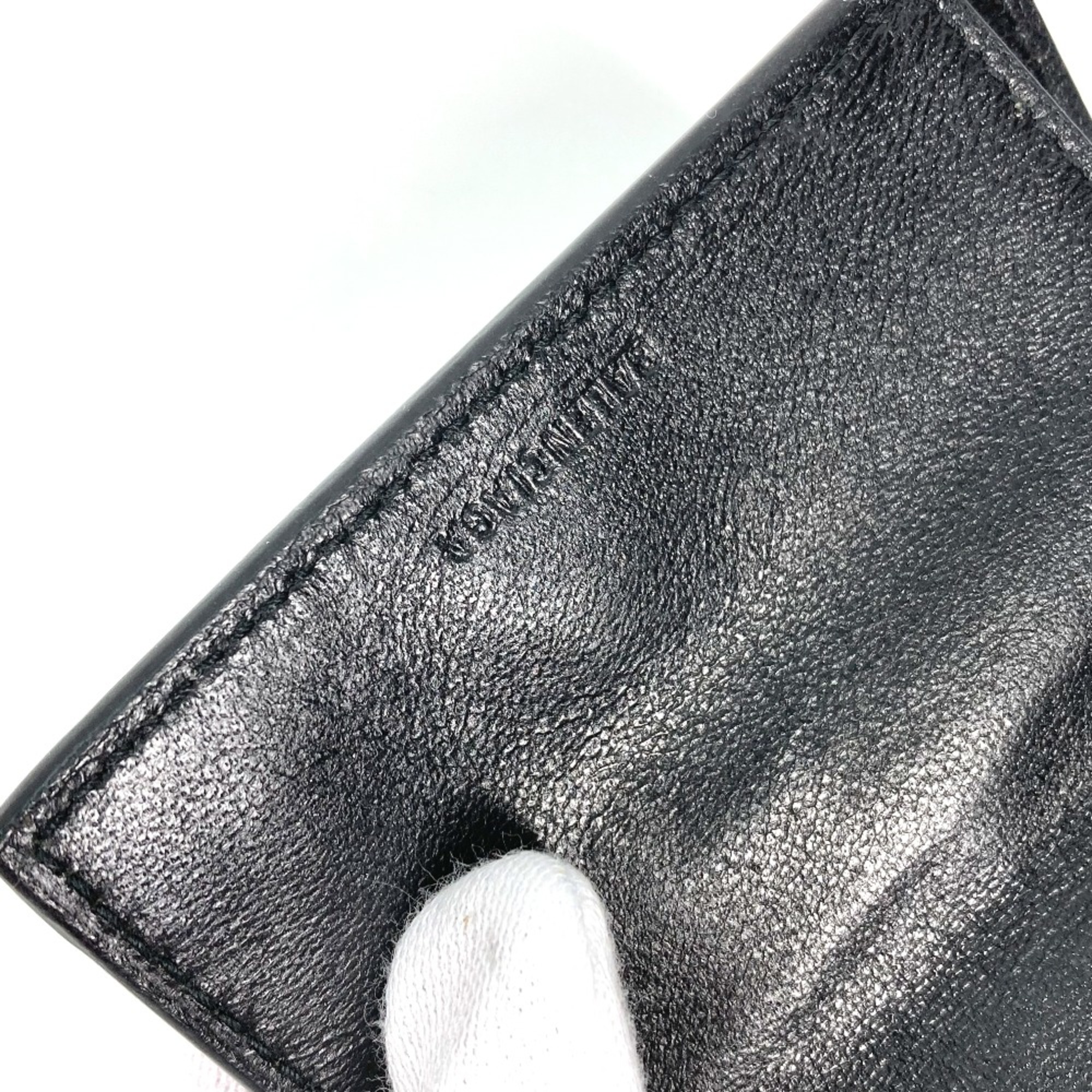 Balenciaga 593813 Compact wallet Trifold wallet Gunmetal Based