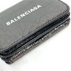 Balenciaga 593813 Compact wallet Trifold wallet Gunmetal Based