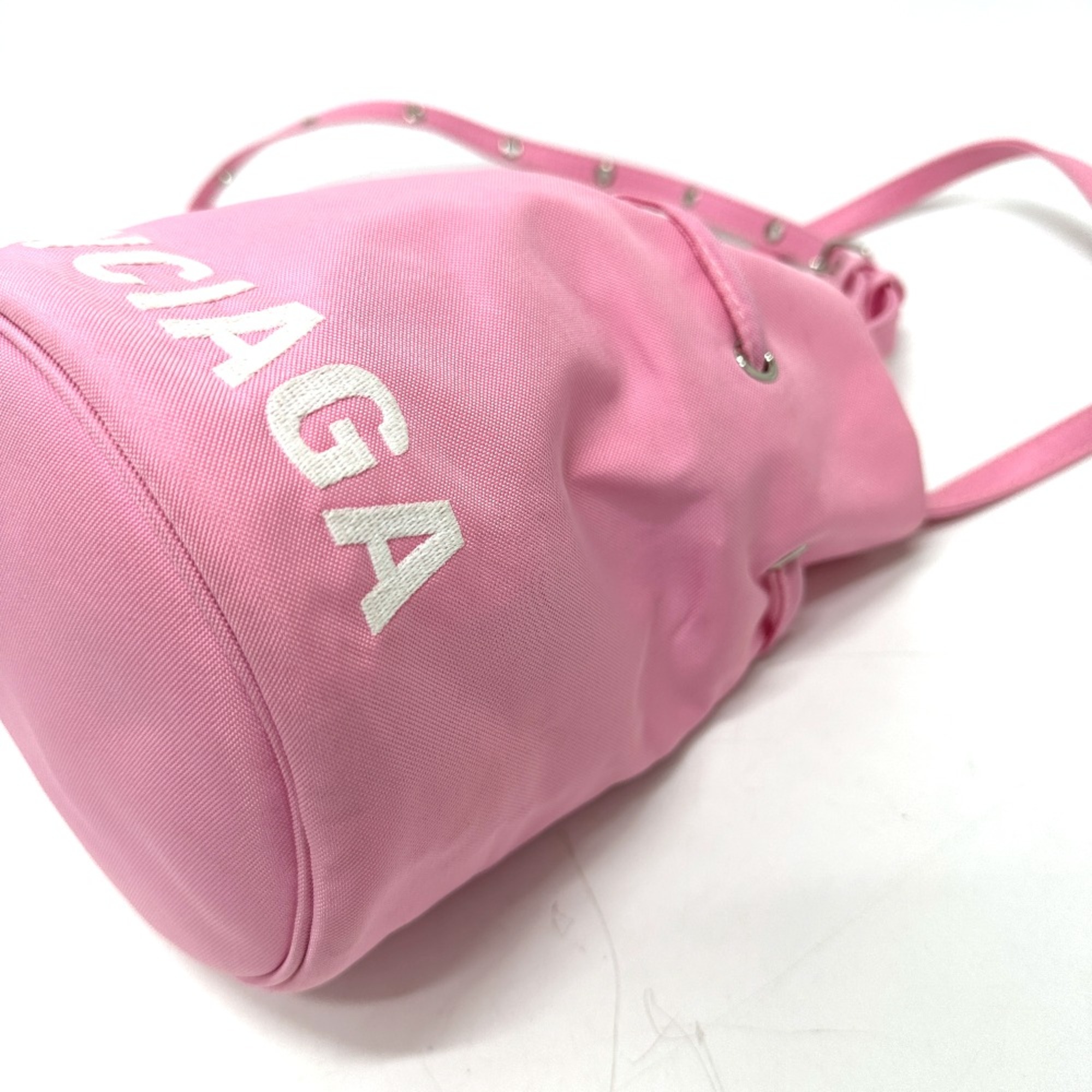 Balenciaga 619458 Hand Bag 2WAY bag Crossbody Shoulder Bag pink White