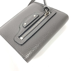 Balenciaga 640111 Compact wallet Folded wallet gray