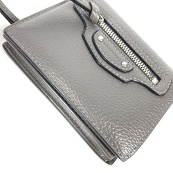 Balenciaga 640111 Compact wallet Folded wallet gray