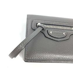 Balenciaga 640111 Compact wallet Folded wallet gray