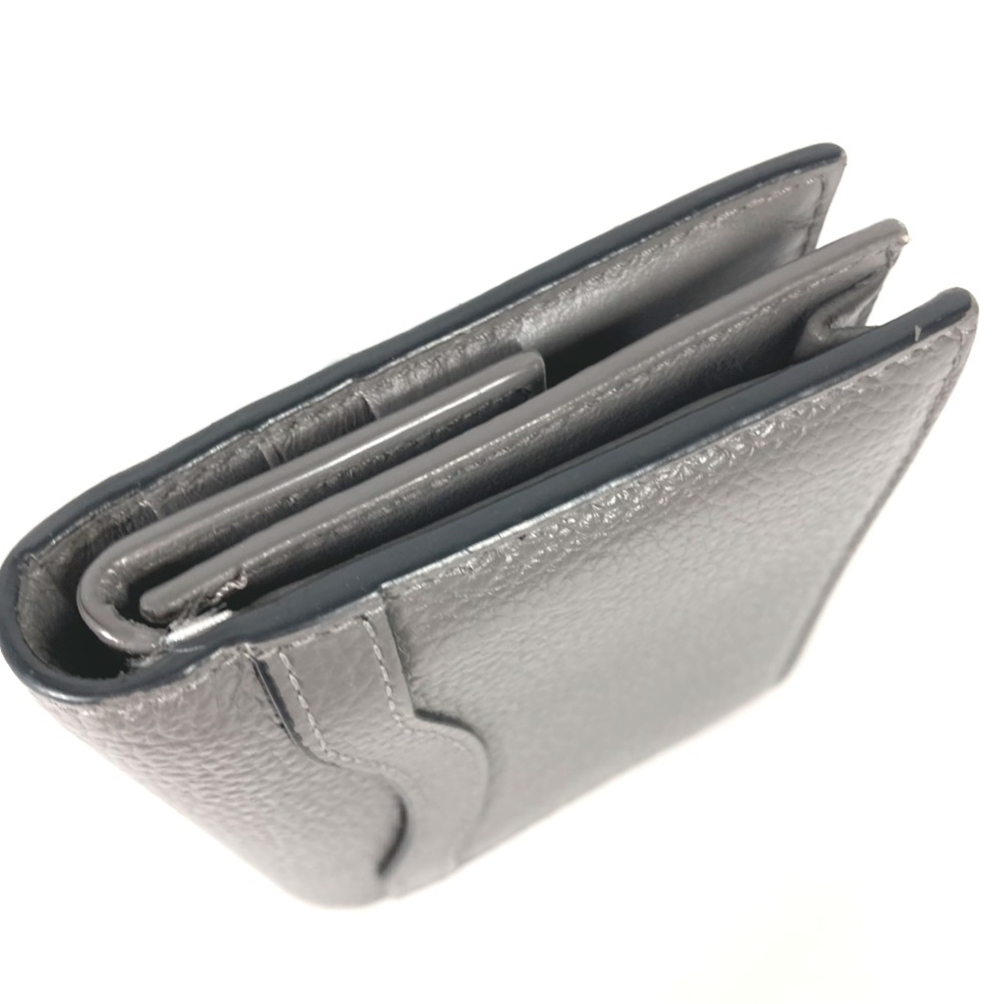 Balenciaga 640111 Compact wallet Folded wallet gray