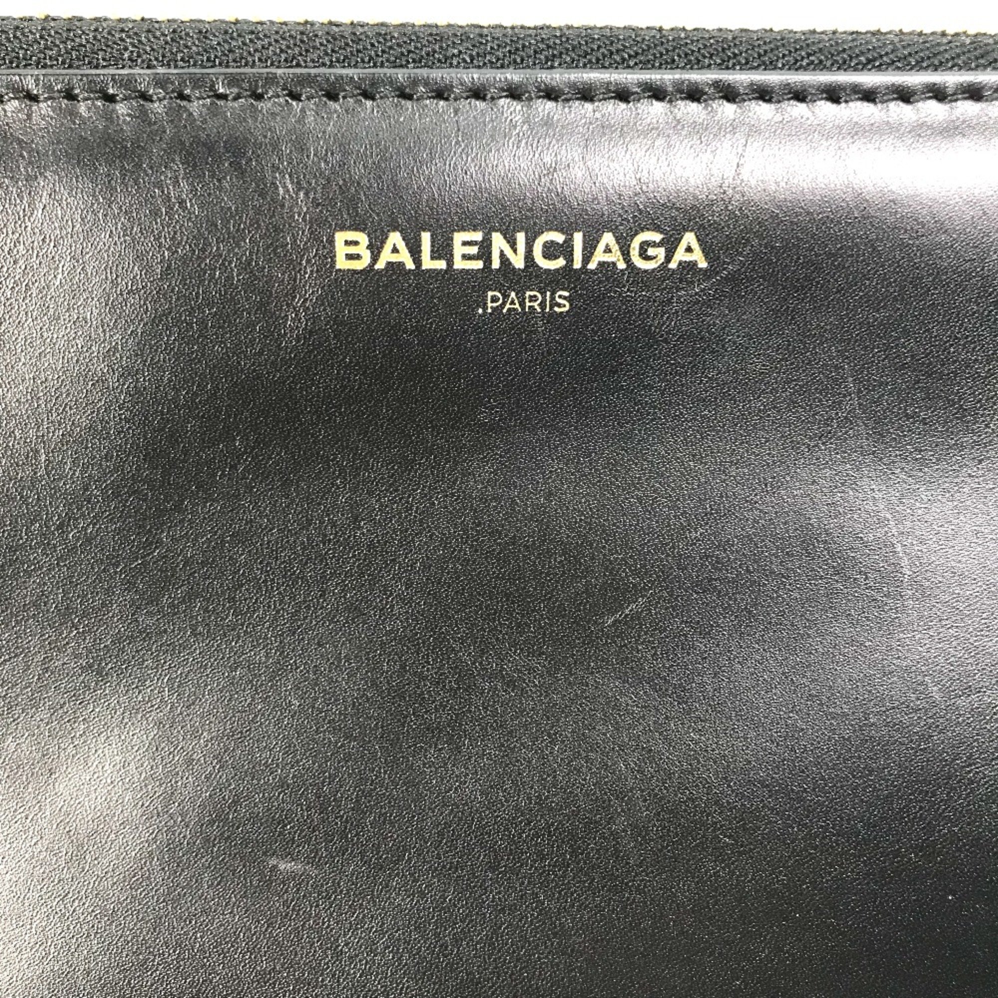 Balenciaga 347238 logo Bag Cluch Bag Clutch bag Black/White