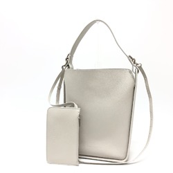 Balenciaga 659920 2WAY bag Shoulder Bag White SilverHardware