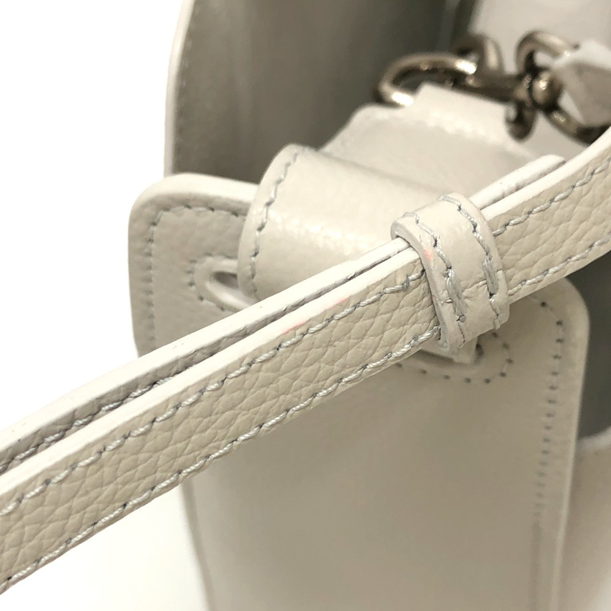 Balenciaga 659920 2WAY bag Shoulder Bag White SilverHardware