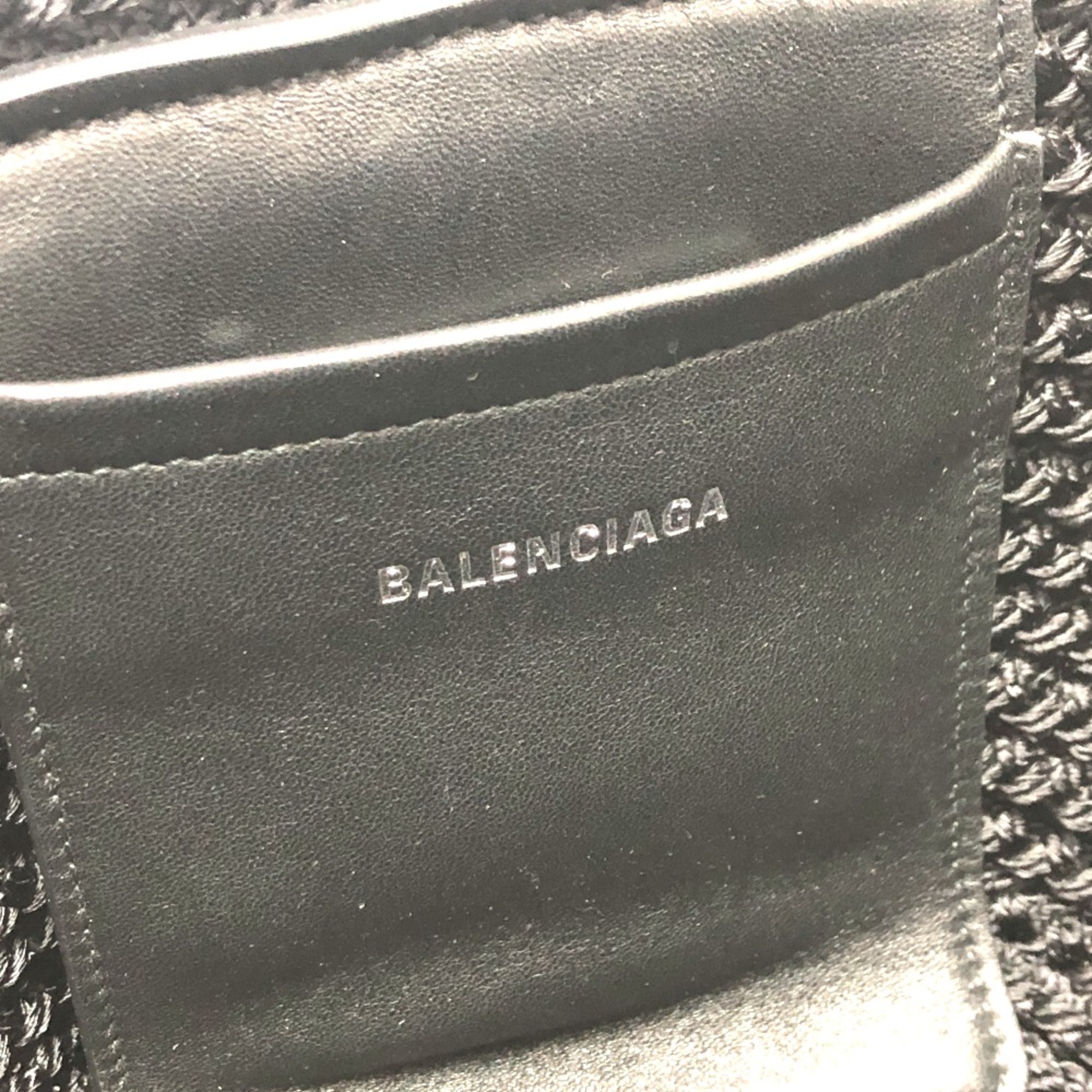 Balenciaga 695612 Shoulder Crossbody 2WAY bag bag Shoulder Bag Black SilverHardware