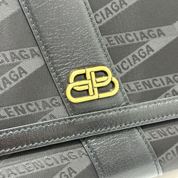 Balenciaga 580161 logo 2WAY bag Shoulder Bag Black