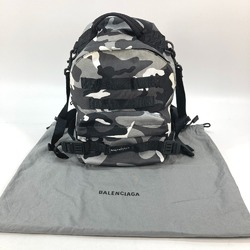 Balenciaga 6440312 Camouflage camouflage Backpack Shoulder Bag 2WAY Backpack Gray x Black