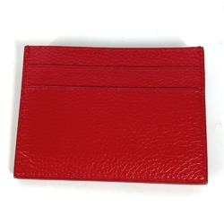 Balenciaga 640109 Business Card Holder Pass Case Card Case Red