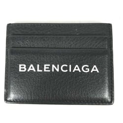 Balenciaga 490620 Business Card Holder Pass Case Bicolor Card Case Black White