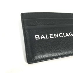 Balenciaga 490620 Business Card Holder Pass Case Bicolor Card Case Black White